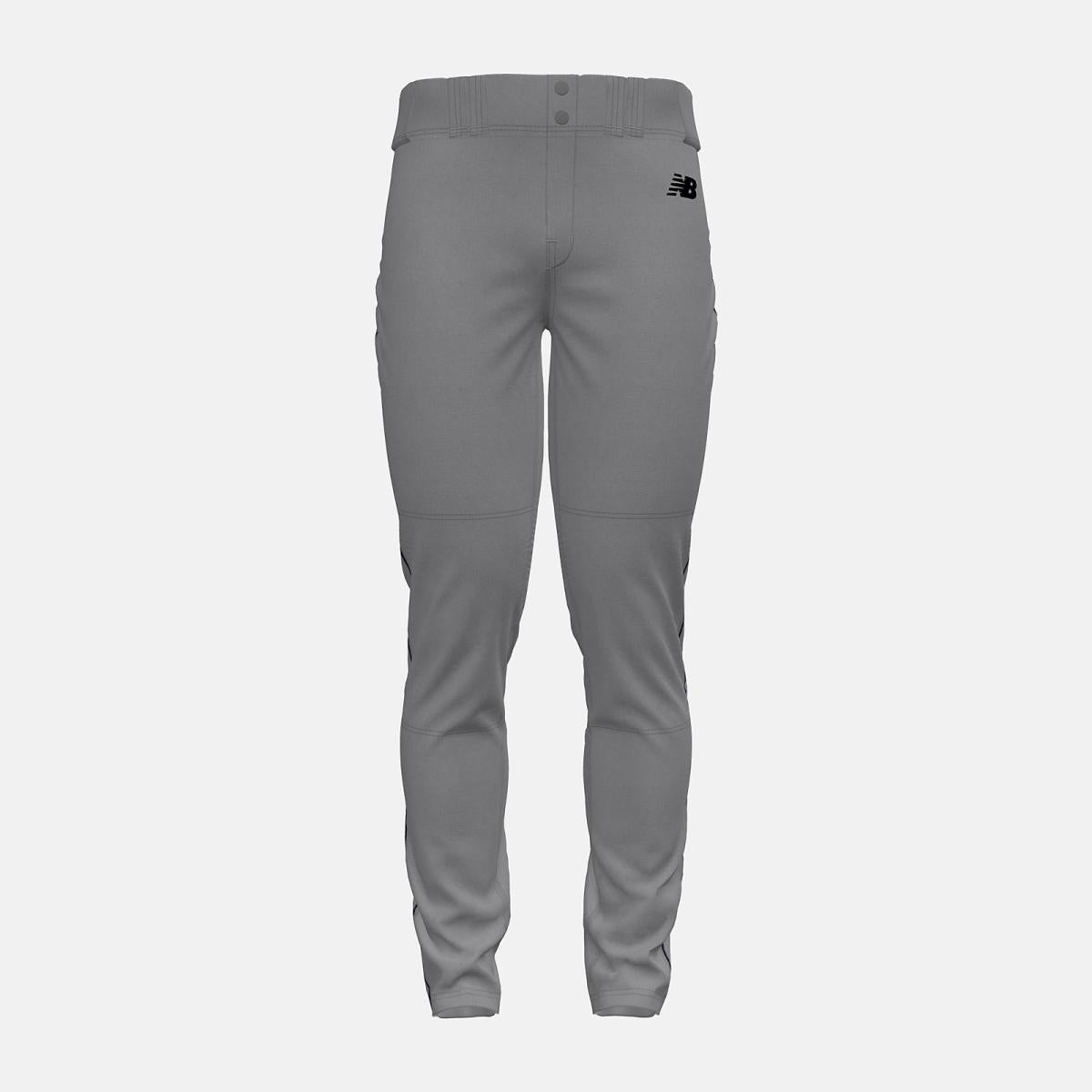 Pants | Men New Balance Adversary 2 Baseball Piped Pant Tapered Grey With Navy