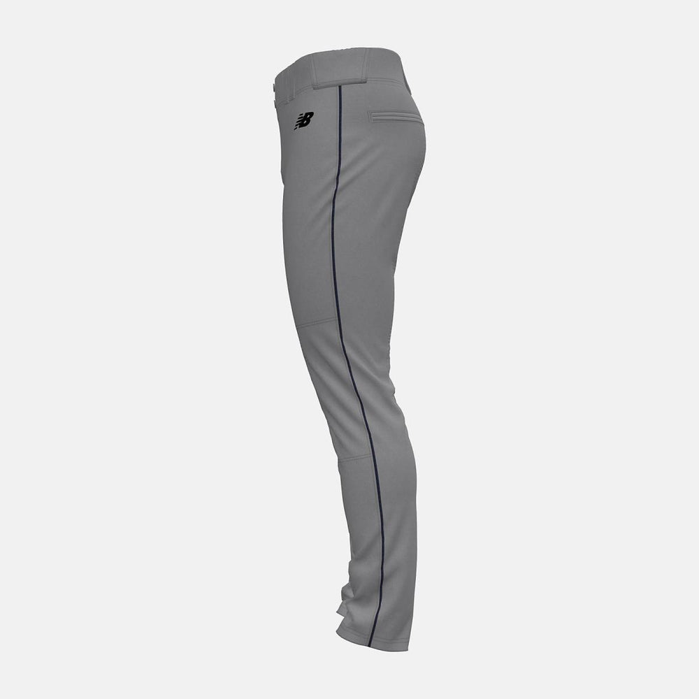 Pants | Men New Balance Adversary 2 Baseball Piped Pant Tapered Grey With Navy