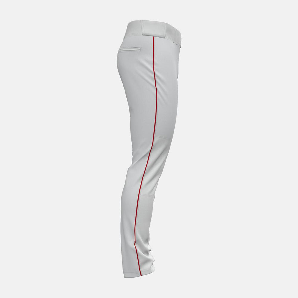 Pants | Men New Balance Adversary 2 Baseball Piped Pant Tapered White With Red