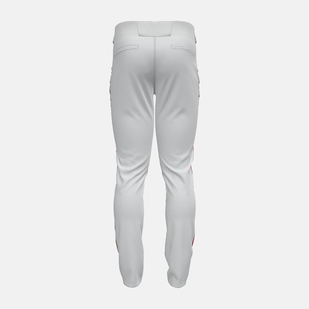 Pants | Men New Balance Adversary 2 Baseball Piped Pant Tapered White With Red