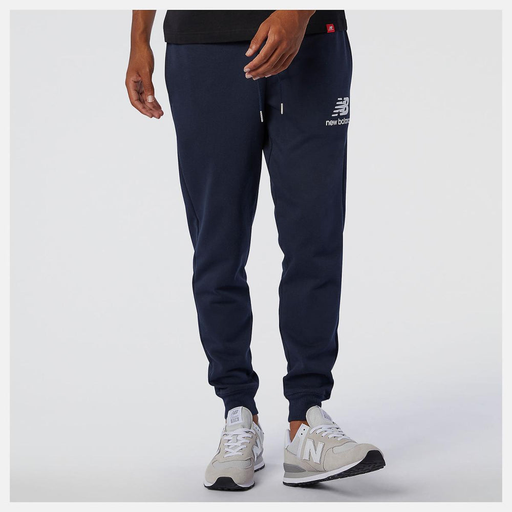 Pants | Men New Balance NB Essentials Stacked Logo Sweatpant Eclipse