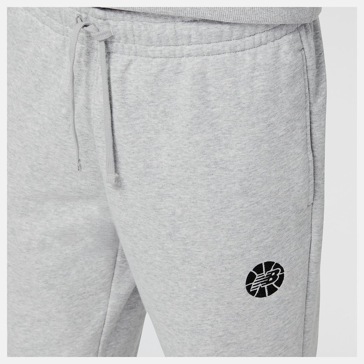 Pants | Men New Balance NB Hoops Fundamentals Pant Athletic Grey