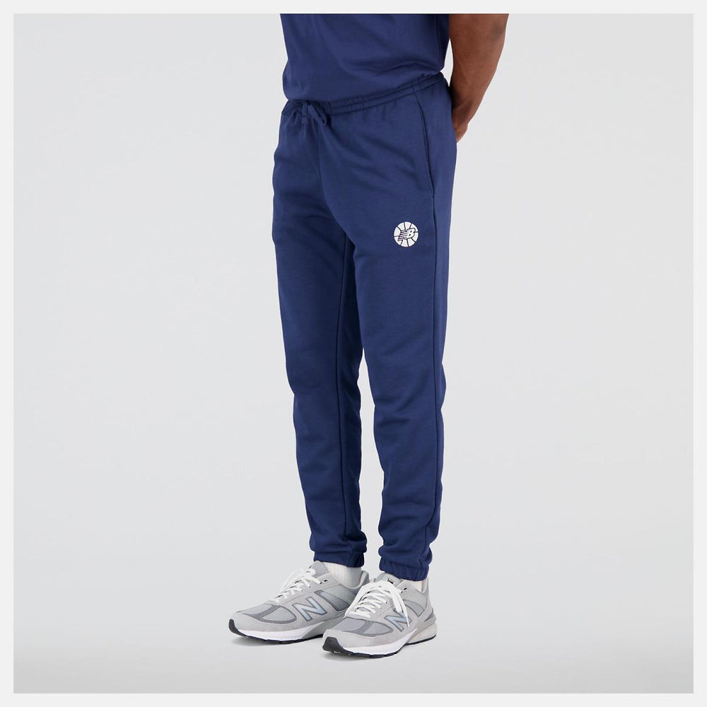 Pants | Men New Balance NB Hoops Fundamentals Pant Nb Navy