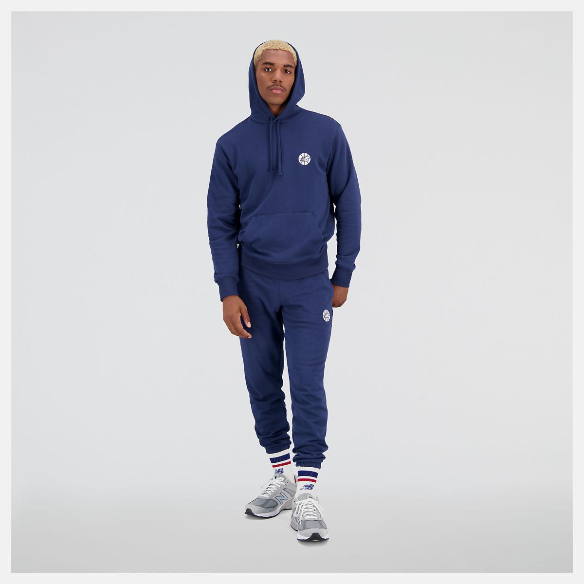 Pants | Men New Balance NB Hoops Fundamentals Pant Nb Navy