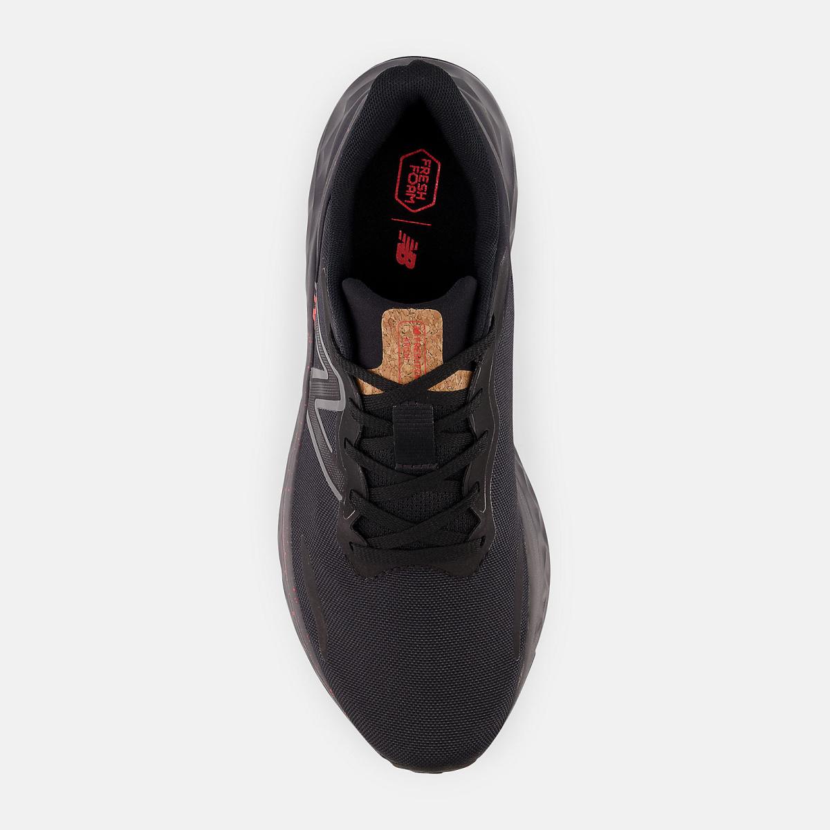 Running | Men New Balance Fresh Foam Arishi V4 Black With Magnet And Electric Red