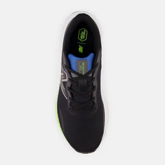 Running | Men New Balance Fresh Foam Arishi V4 Black With Pixel Green And Cobalt