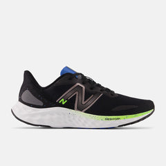 Running | Men New Balance Fresh Foam Arishi V4 Black With Pixel Green And Cobalt