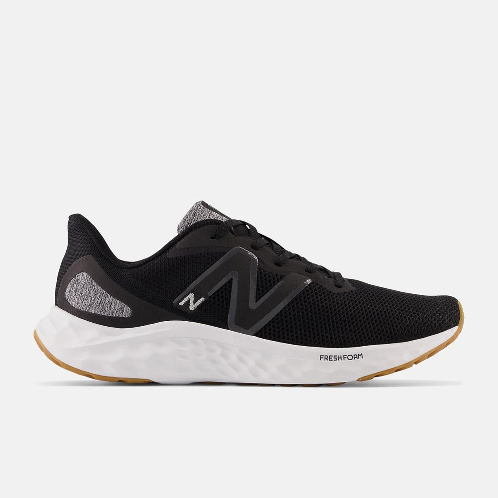 Running | Men New Balance Fresh Foam Arishi V4 Black With Silver Metallic And Gum 020