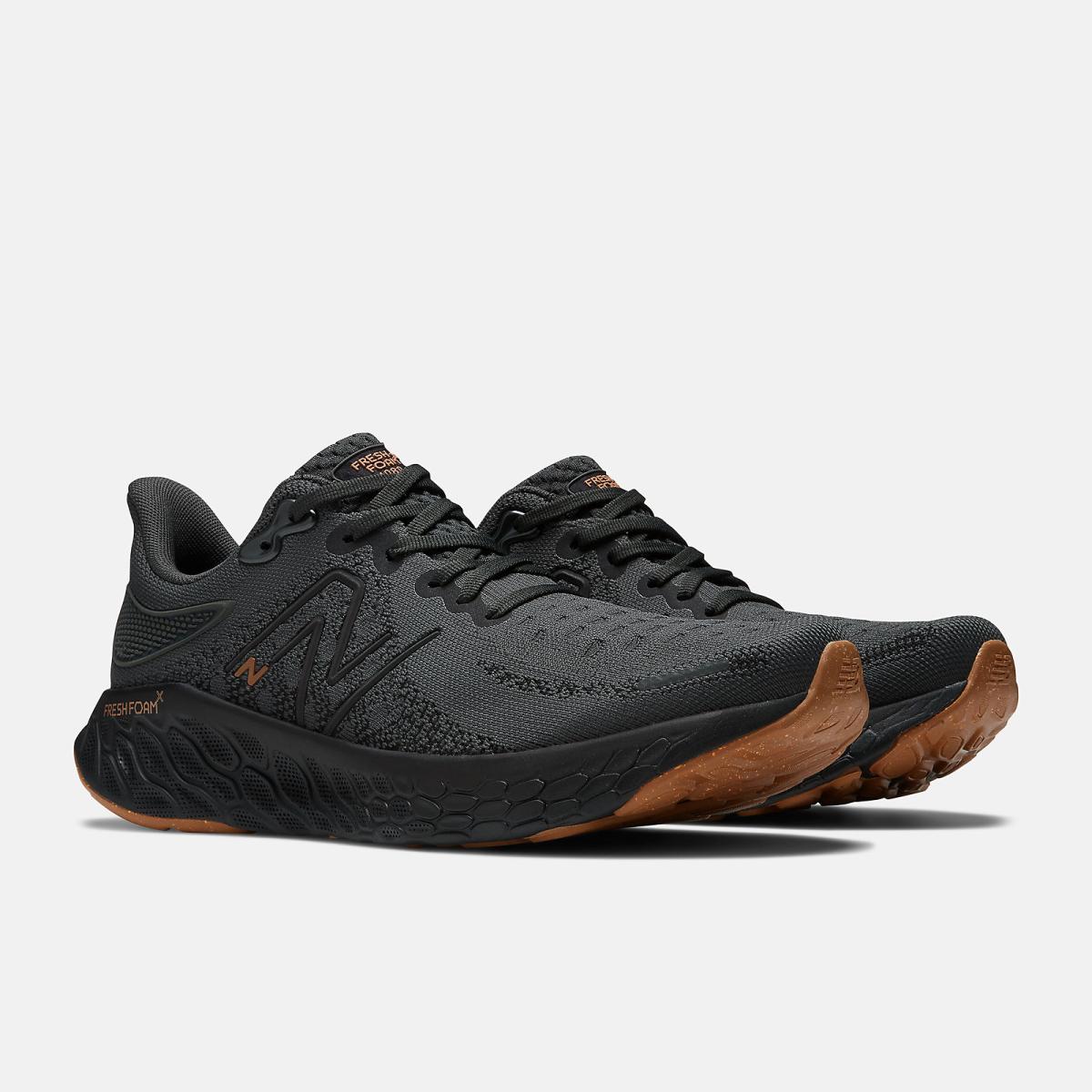 Running | Men New Balance Fresh Foam X 1080v12 Lounge Around Blacktop With Black And Copper Metallic
