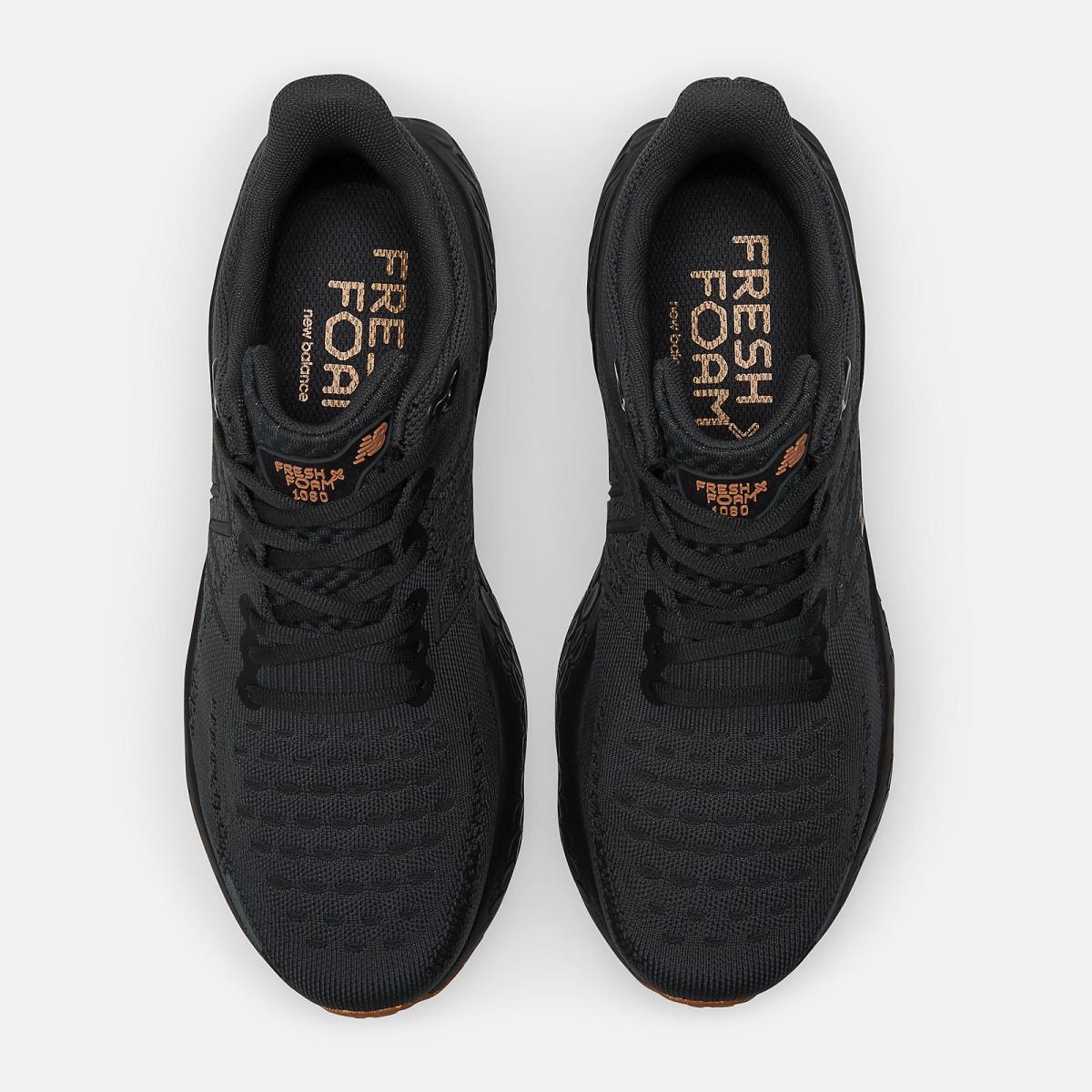 Running | Men New Balance Fresh Foam X 1080v12 Lounge Around Blacktop With Black And Copper Metallic