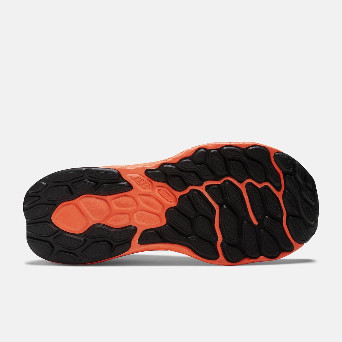 Running | Men New Balance Fresh Foam X 1080v12 White With Neon Dragonfly And Hot Marigold