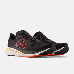 Running | Men New Balance Fresh Foam X 860v13 Black With Neon Dragonfly And Hot Marigold