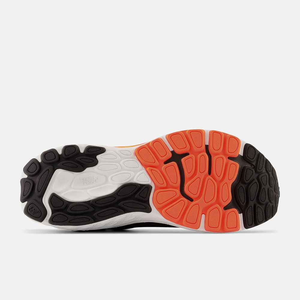 Running | Men New Balance Fresh Foam X 860v13 Black With Neon Dragonfly And Hot Marigold
