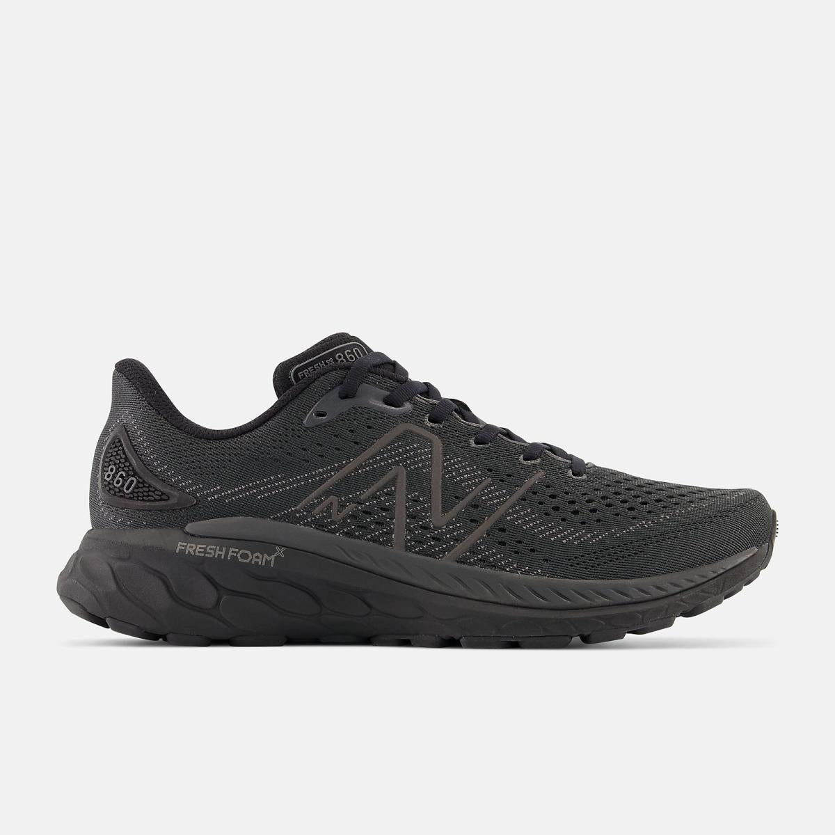 Running | Men New Balance Fresh Foam X 860v13 Black With Phantom And Black Metallic