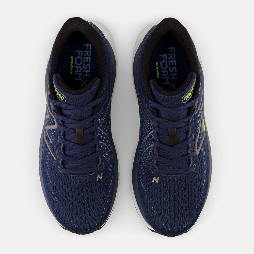 Running | Men New Balance Fresh Foam X 860v13 Nb Navy With Dark Silver Metallic And Cosmic Pineapple