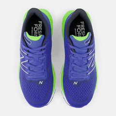 Running | Men New Balance Fresh Foam X 880v13 Blue With Pixel Green And Eclipse