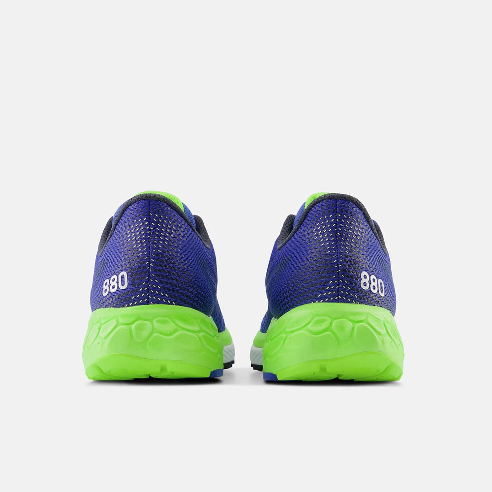Running | Men New Balance Fresh Foam X 880v13 Blue With Pixel Green And Eclipse