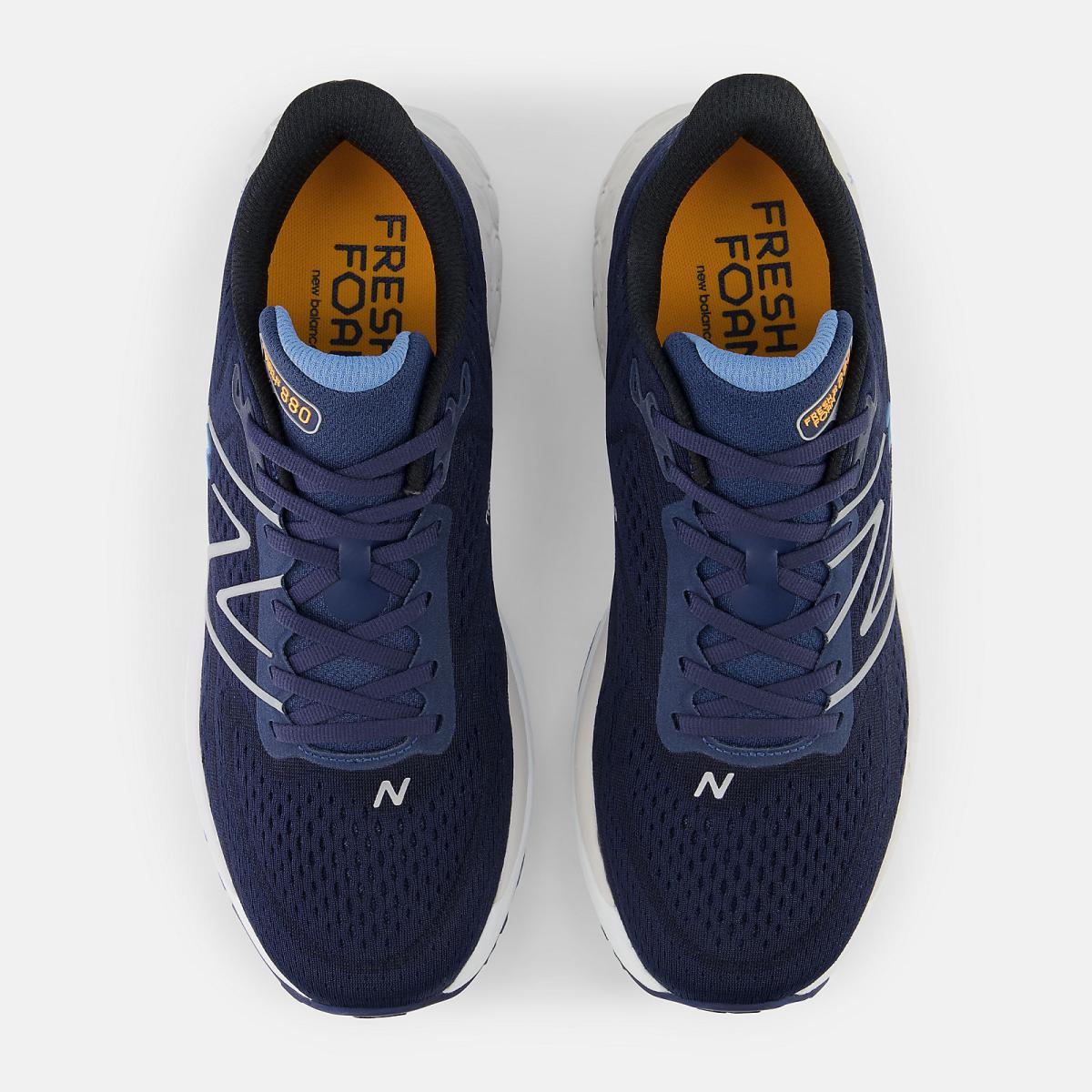 Running | Men New Balance Fresh Foam X 880v13 Nb Navy With Heritage Blue And Hot Marigold