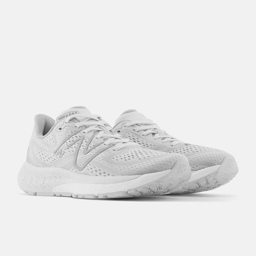 Running | Men New Balance Fresh Foam X 880v13 White With Granite And Silver Metallic