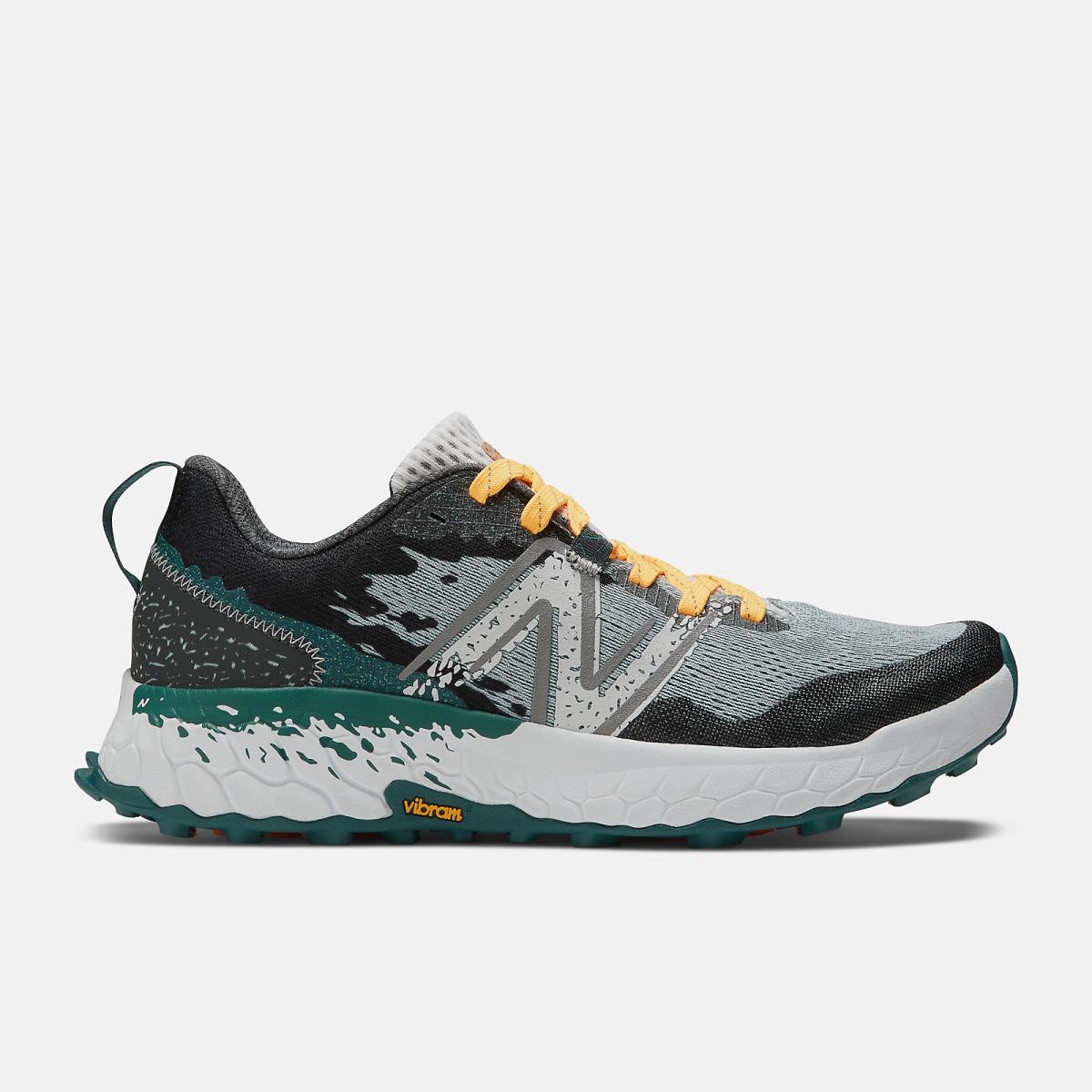 Running | Men New Balance Fresh Foam X Hierro V7 Concrete With Vintage Teal And Hot Marigold