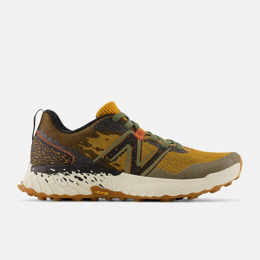 Running | Men New Balance Fresh Foam X Hierro V7 Golden Hour With Dark Camo And Black