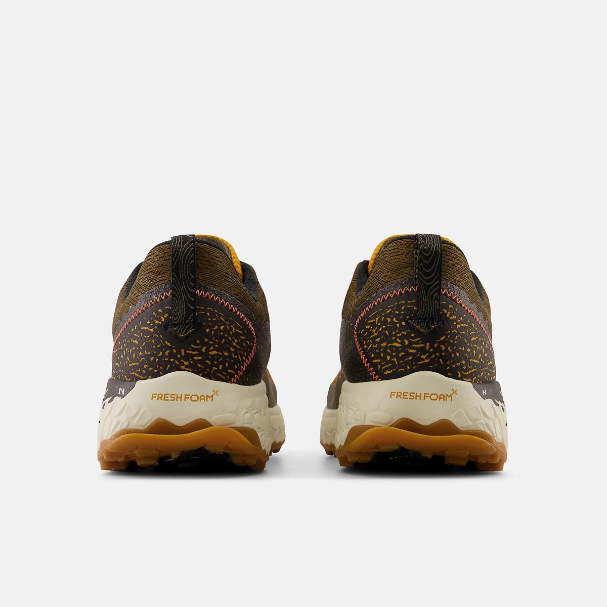 Running | Men New Balance Fresh Foam X Hierro V7 Golden Hour With Dark Camo And Black