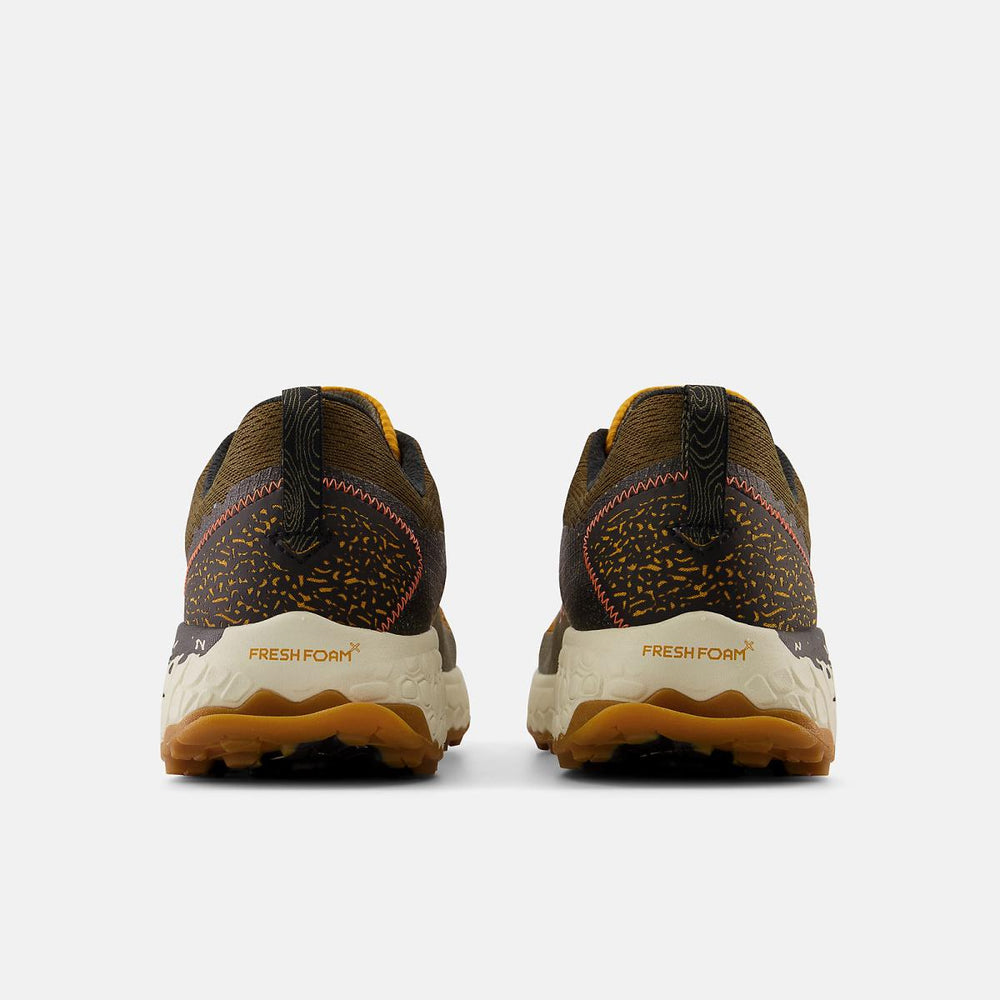 Running | Men New Balance Fresh Foam X Hierro V7 Golden Hour With Dark Camo And Black