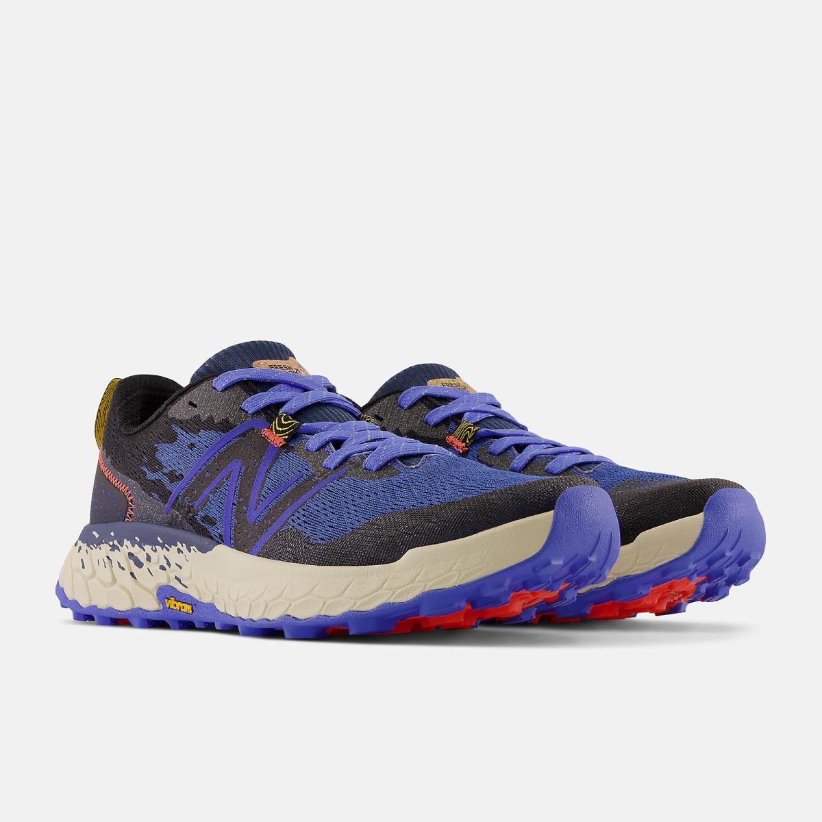 Running | Men New Balance Fresh Foam X Hierro V7 Nb Navy With Black And Bright Lapis