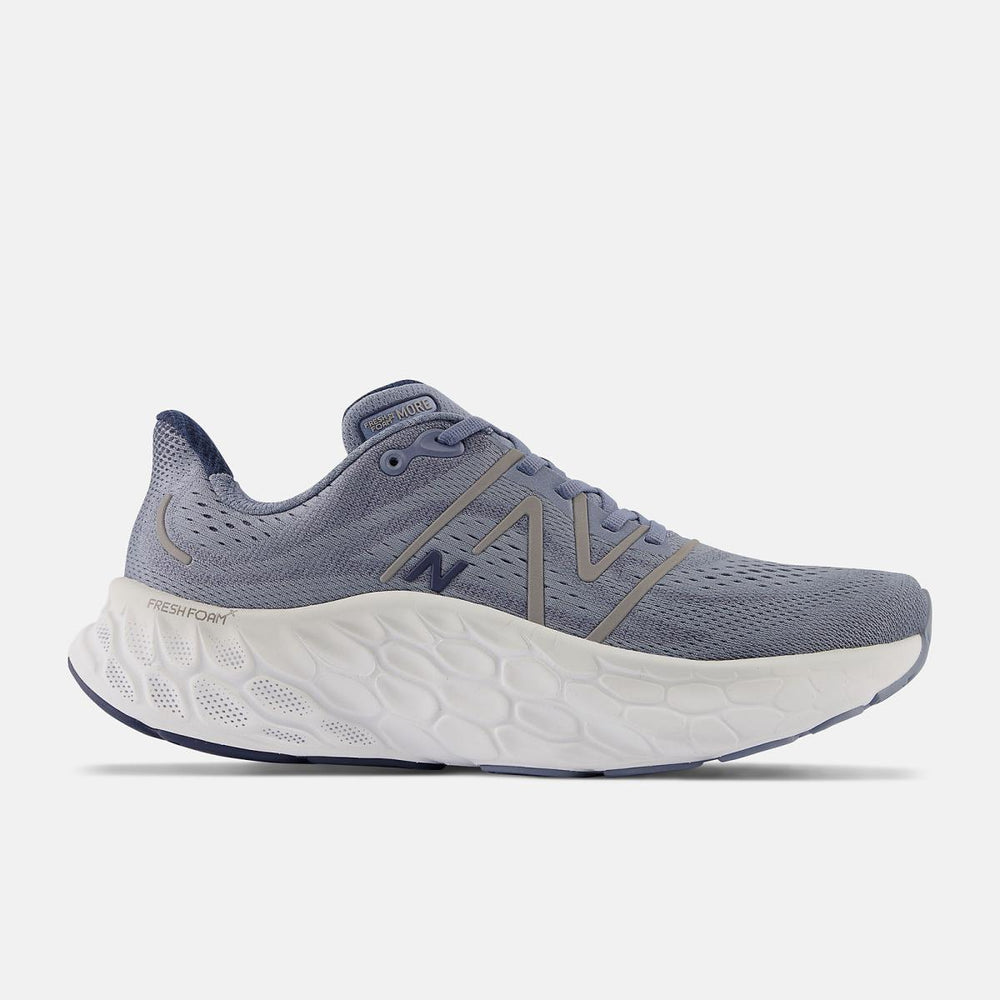 Running | Men New Balance Fresh Foam X More V4 Arctic Grey With Natural Indigo