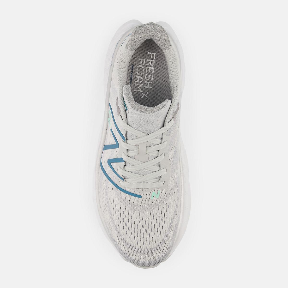 Running | Men New Balance Fresh Foam X More V4 Light Aluminum With Dark Moonstone