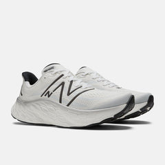 Running | Men New Balance Fresh Foam X More V4 White With Black Metallic And Black