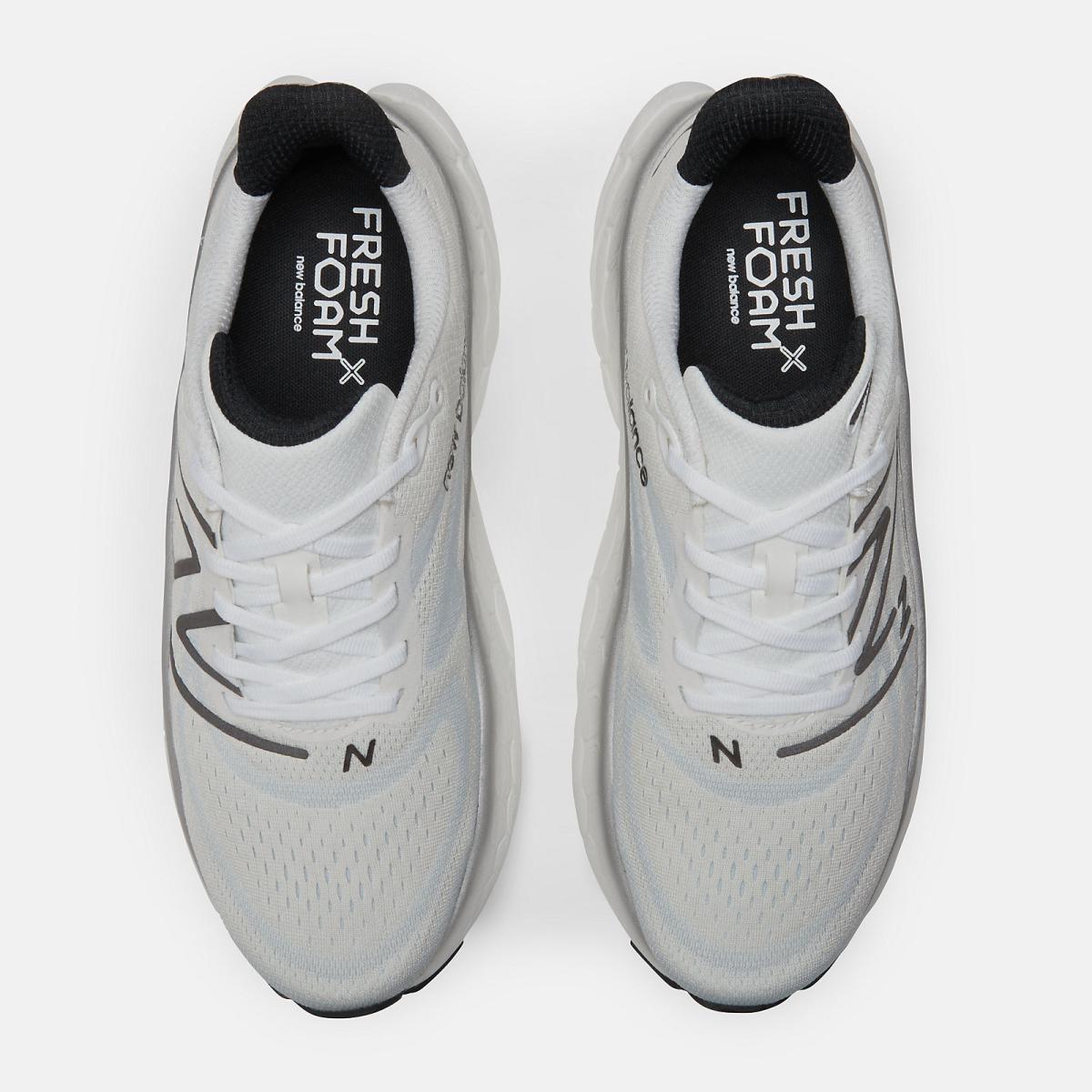 Running | Men New Balance Fresh Foam X More V4 White With Black Metallic And Black