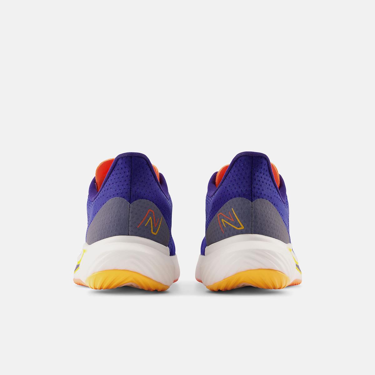 Running | Men New Balance FuelCell Rebel V3 Blue With Vibrant Apricot And Vibrant Orange
