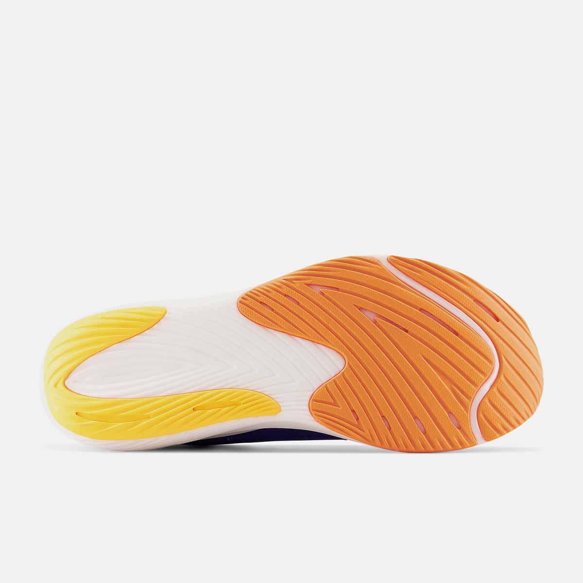 Running | Men New Balance FuelCell Rebel V3 Blue With Vibrant Apricot And Vibrant Orange