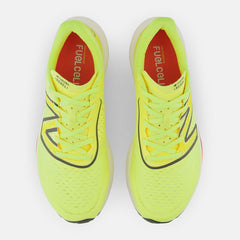 Running | Men New Balance FuelCell Rebel V3 Cosmic Pineapple With Blacktop And Neon Dragonfly