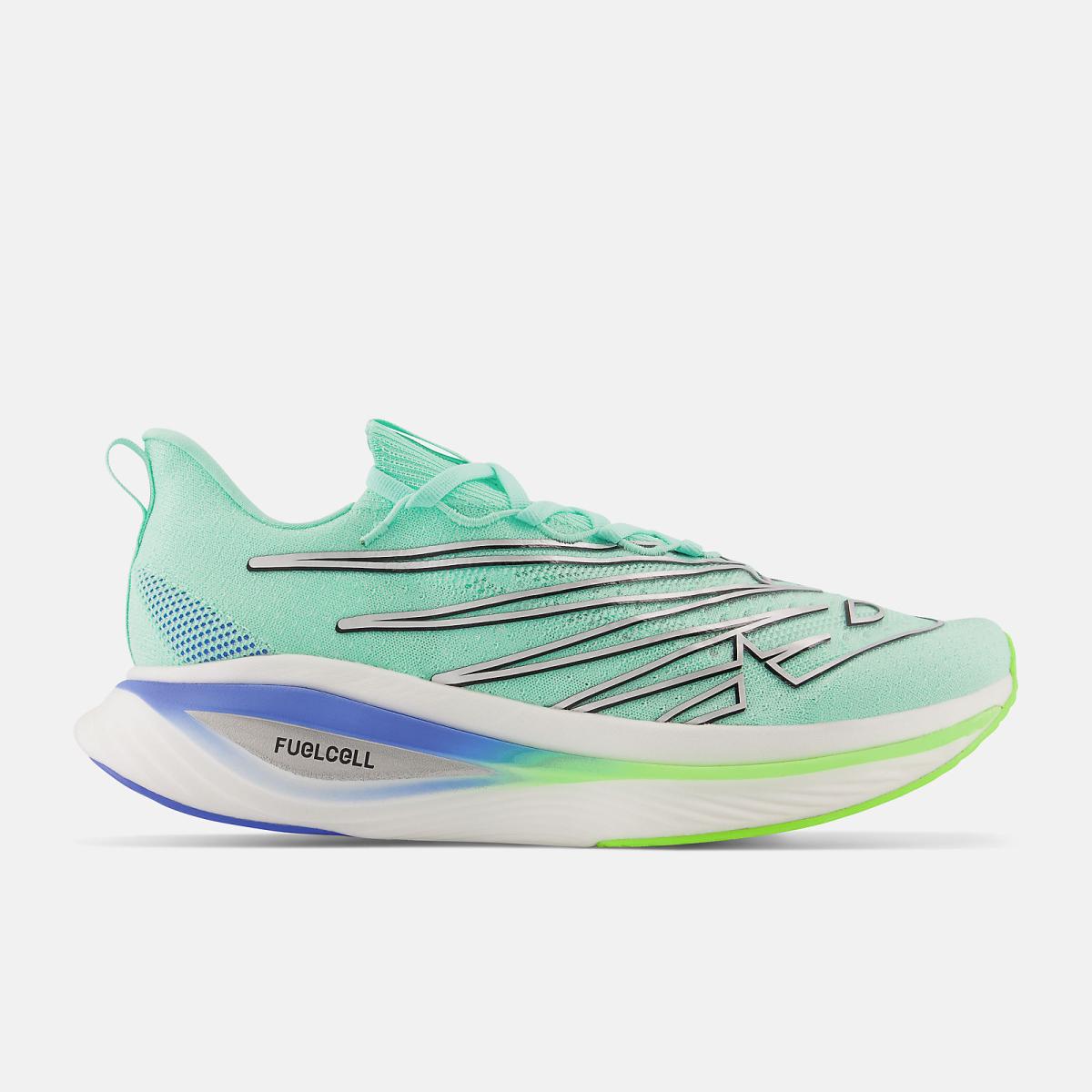 Running | Men New Balance FuelCell SuperComp Elite V3 Bright Mint With Pixel Green