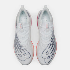 Running | Men New Balance FuelCell SuperComp Elite V3 White With Victory Blue