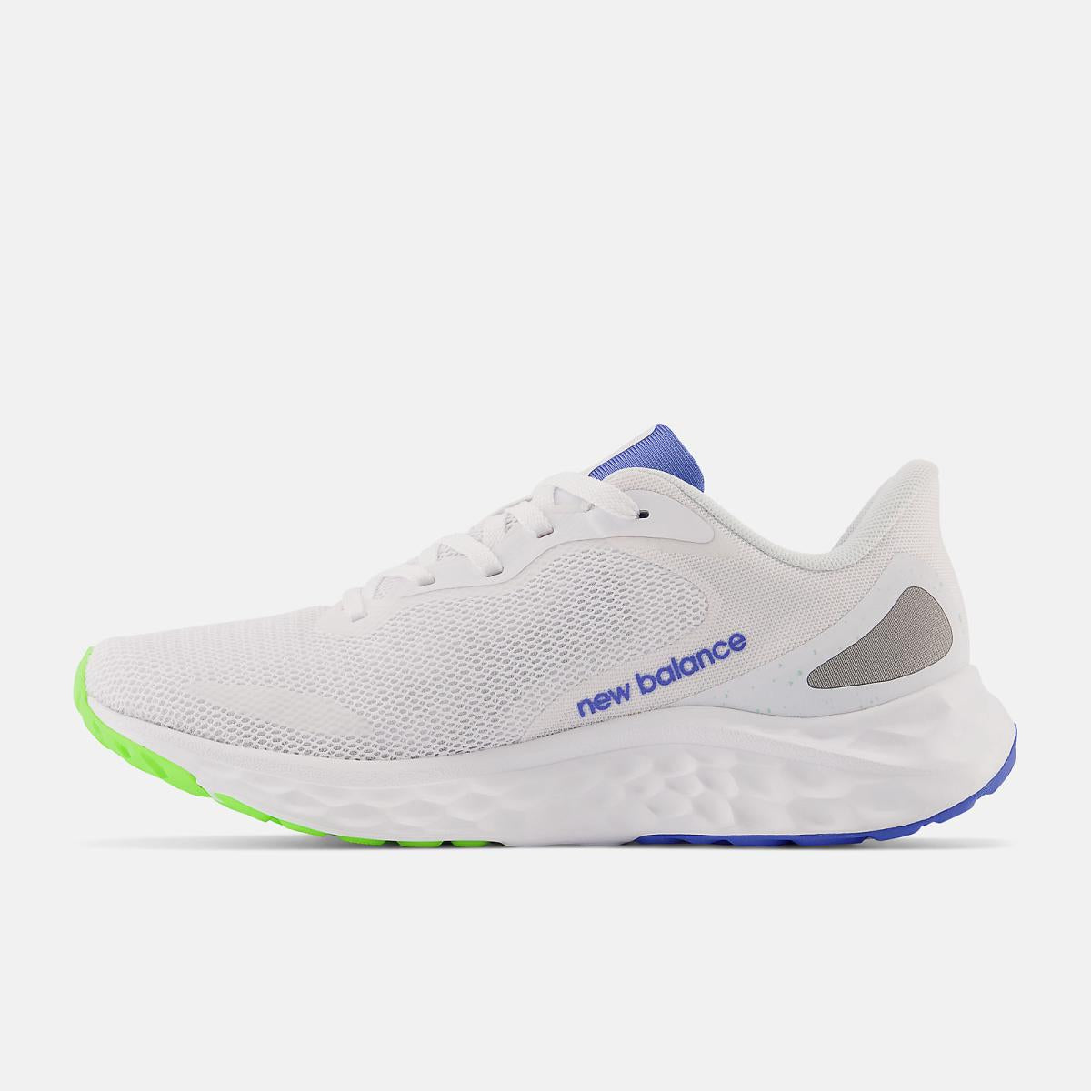 Running | Women New Balance Fresh Foam Arishi V4 White With Pixel Green And Bright Lapis