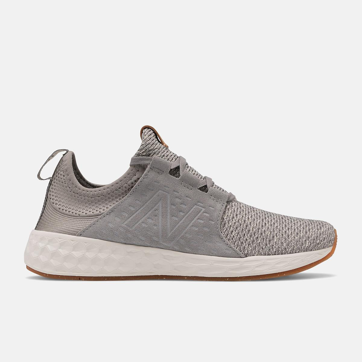 Running | Women New Balance Fresh Foam Cruzv1 Reissue Team Away Grey With Angora And Sea Salt
