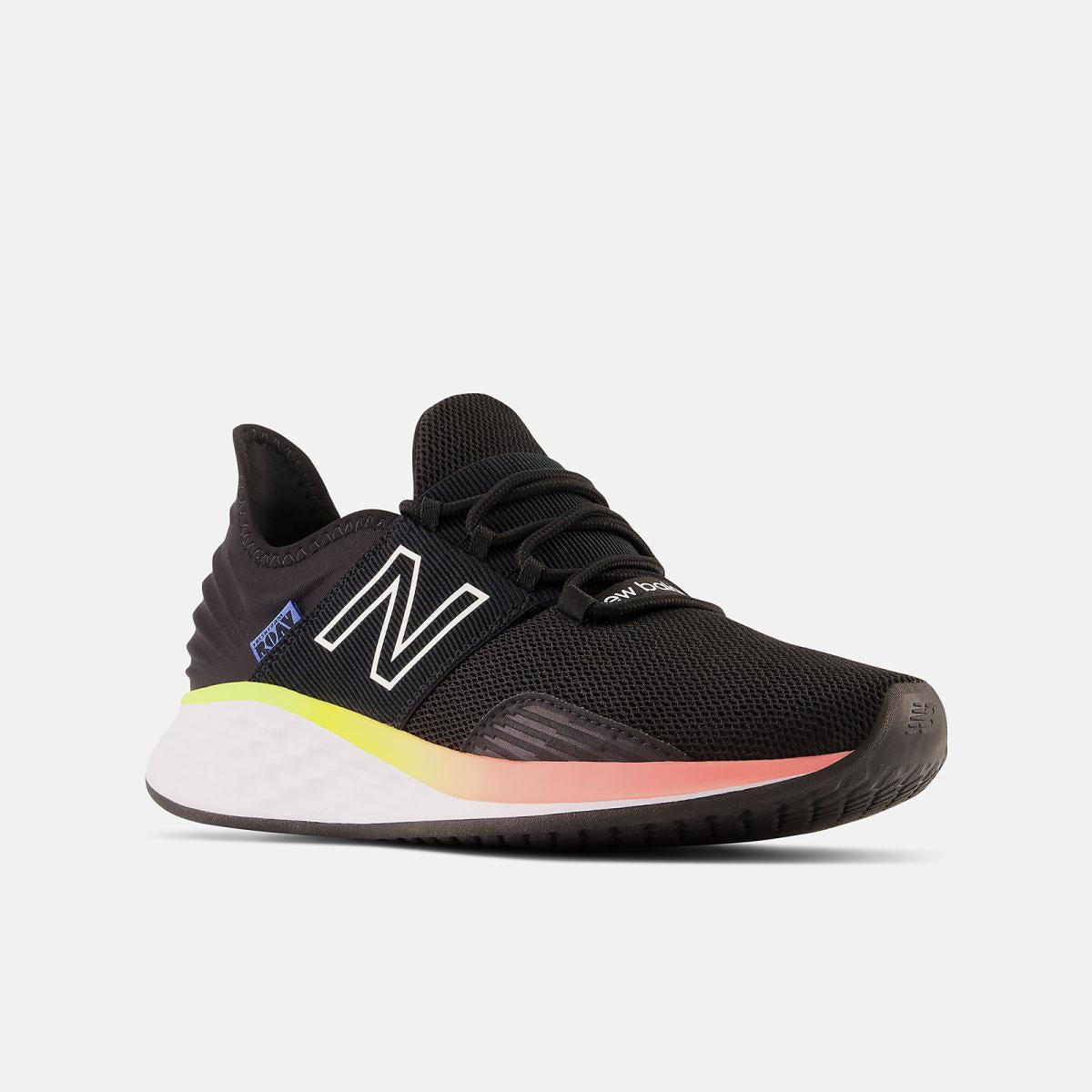 Running | Women New Balance Fresh Foam Roav Black With White And Bright Lapis