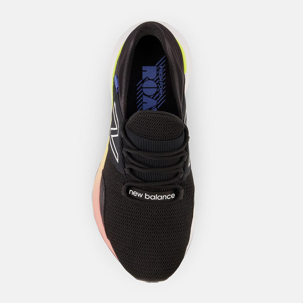 Running | Women New Balance Fresh Foam Roav Black With White And Bright Lapis