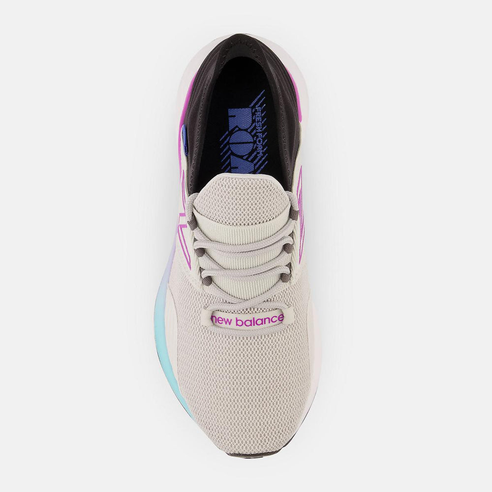 Running | Women New Balance Fresh Foam Roav Grey Matter With Summer Aqua And Cosmic Rose