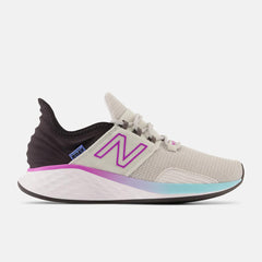 Running | Women New Balance Fresh Foam Roav Grey Matter With Summer Aqua And Cosmic Rose