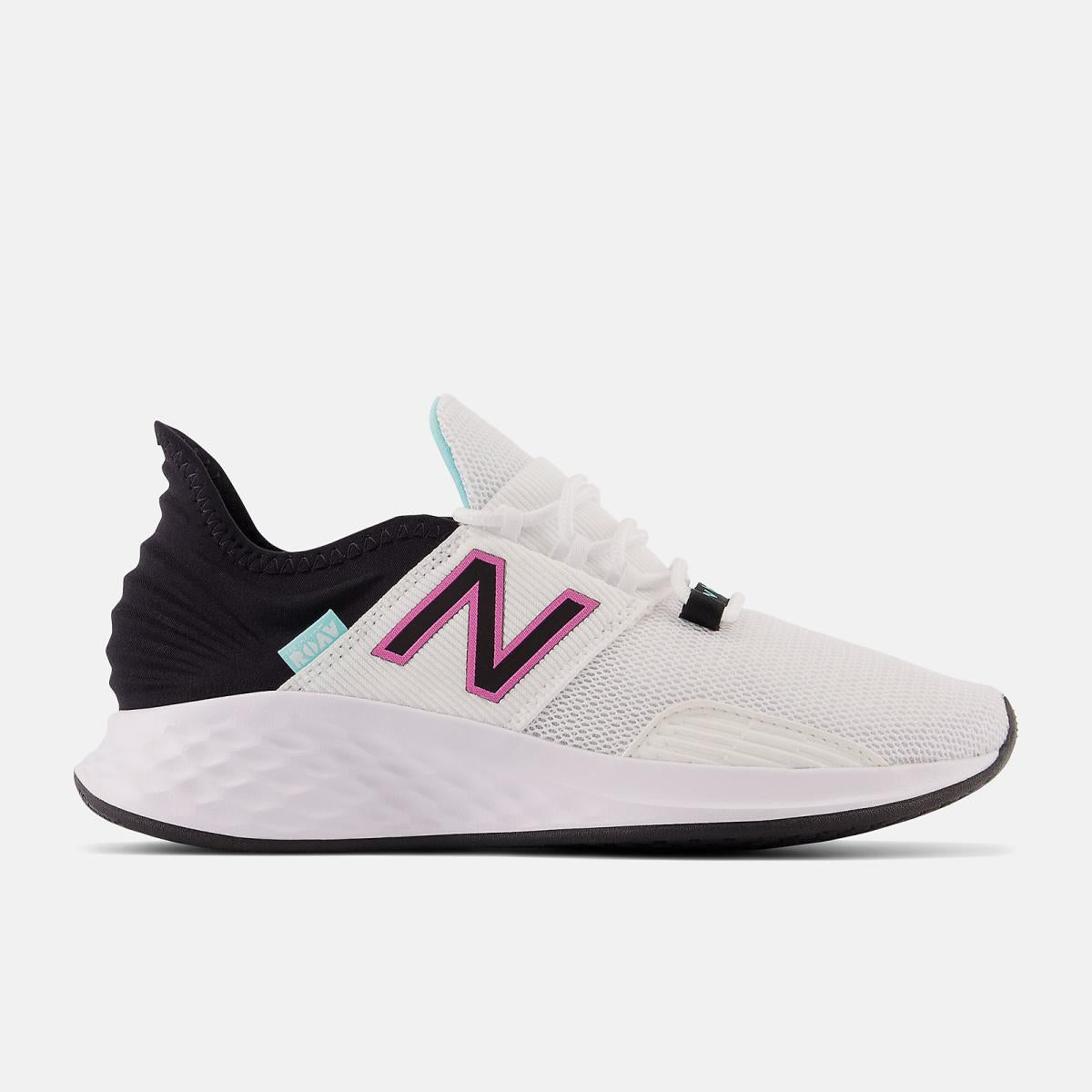 Running | Women New Balance Fresh Foam Roav White With Black And Surf