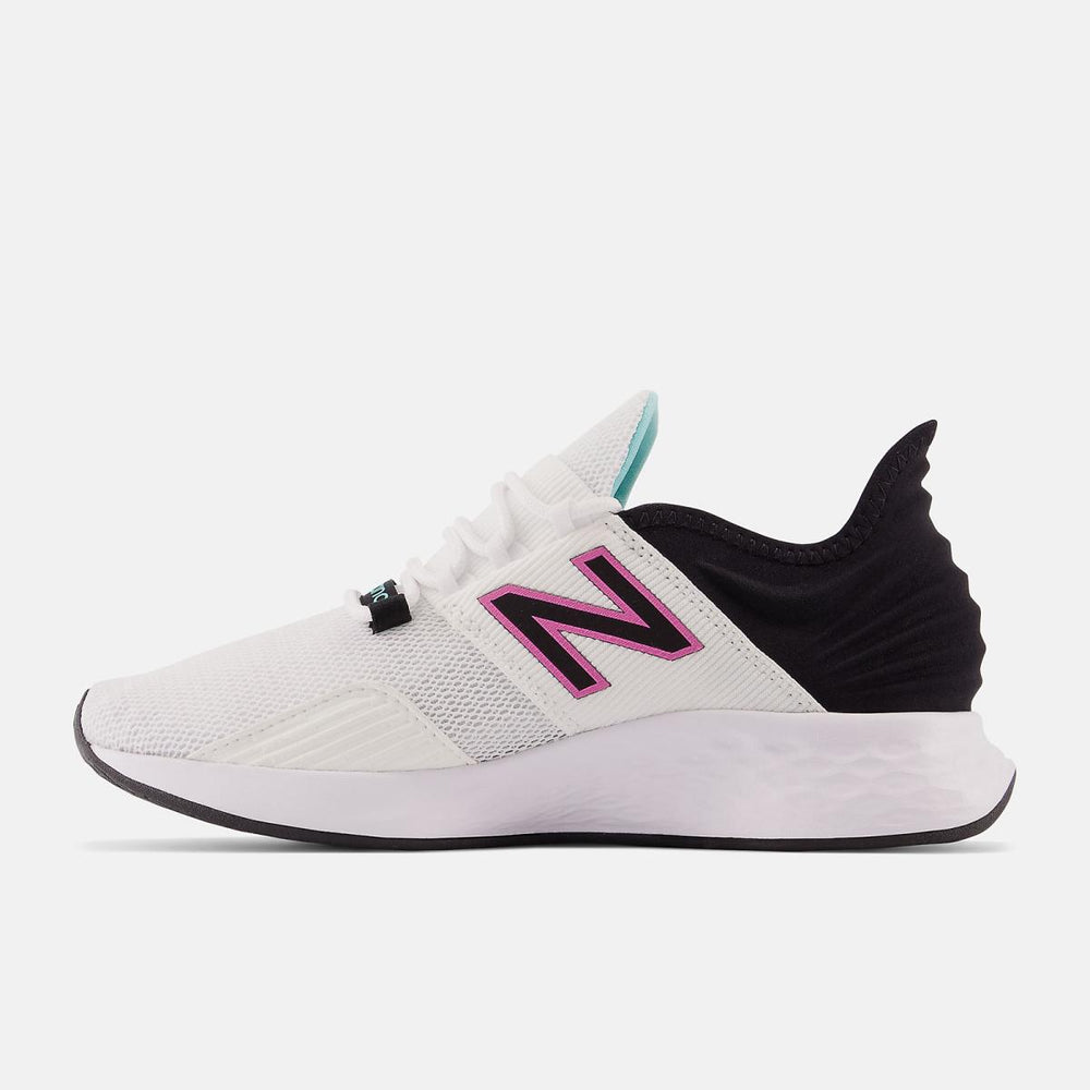 Running | Women New Balance Fresh Foam Roav White With Black And Surf