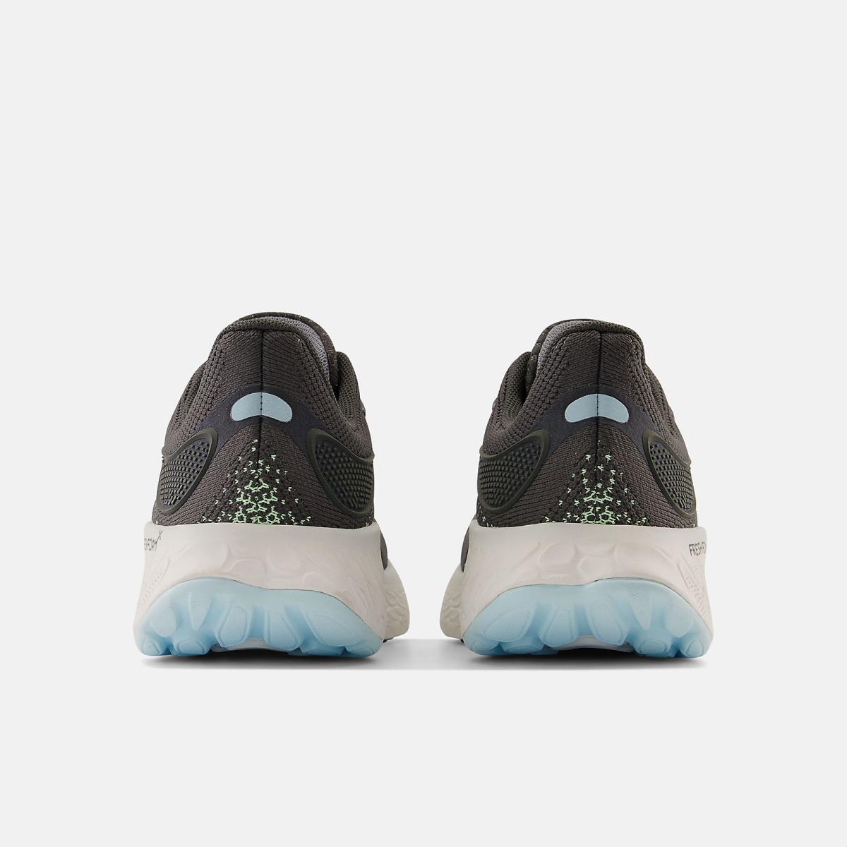 Running | Women New Balance Fresh Foam X 1080v12 Blacktop With Green Aura And Bleach Blue