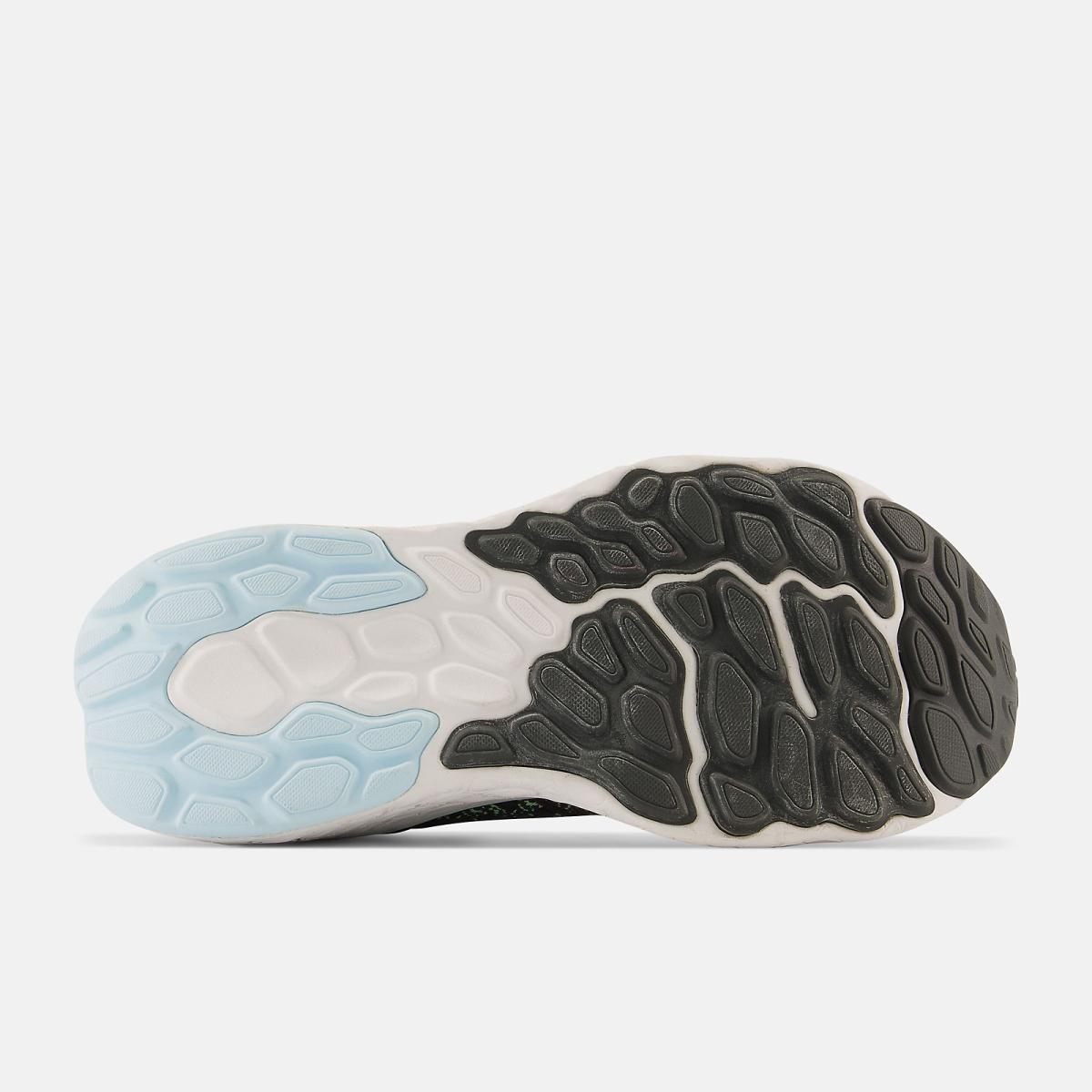 Running | Women New Balance Fresh Foam X 1080v12 Blacktop With Green Aura And Bleach Blue