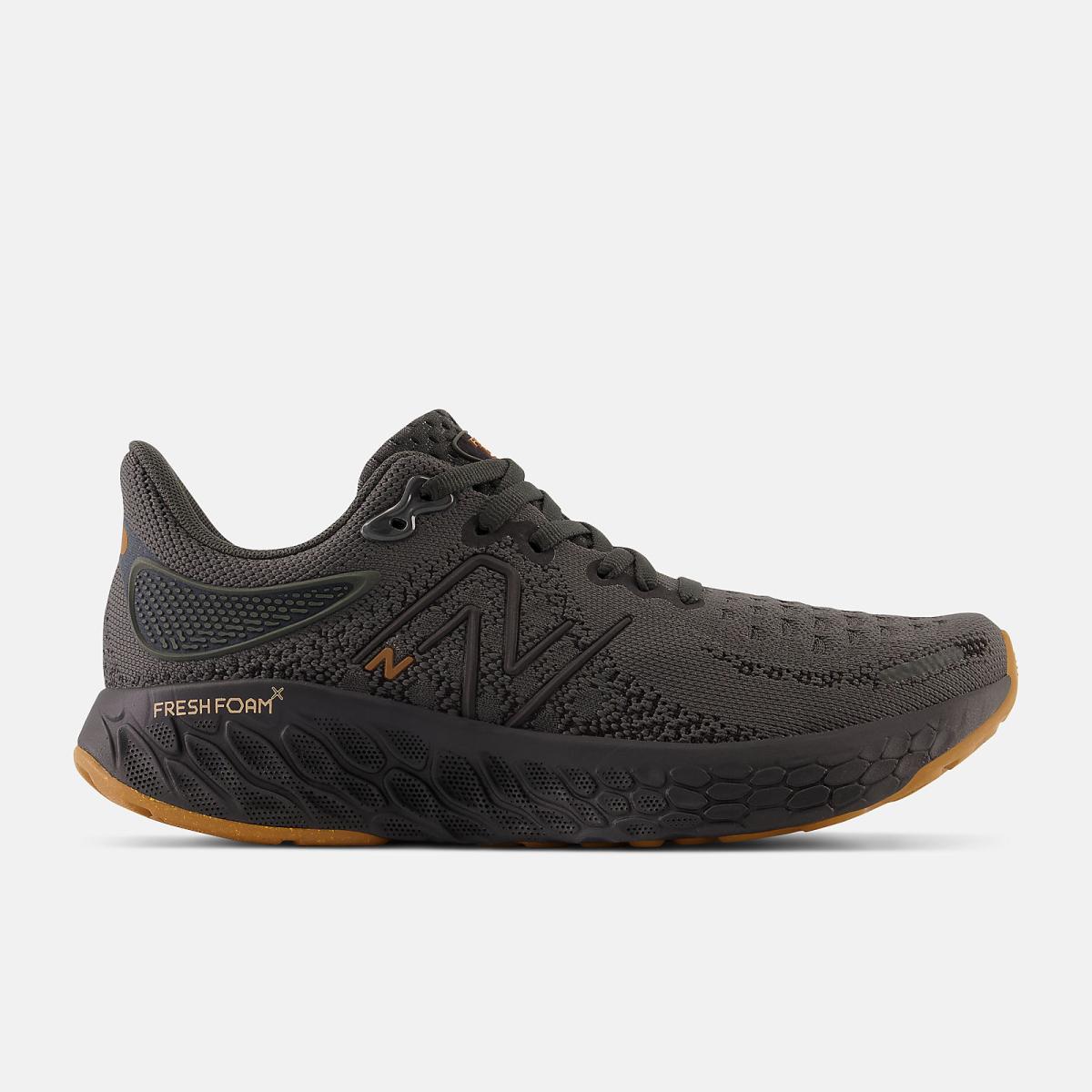 Running | Women New Balance Fresh Foam X 1080v12 Lounge Around Blacktop With Black And Copper Metallic