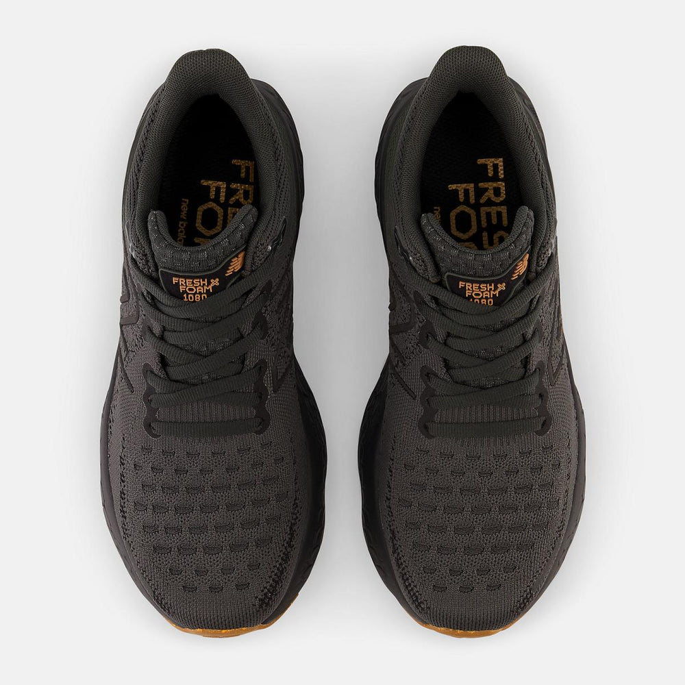 Running | Women New Balance Fresh Foam X 1080v12 Lounge Around Blacktop With Black And Copper Metallic