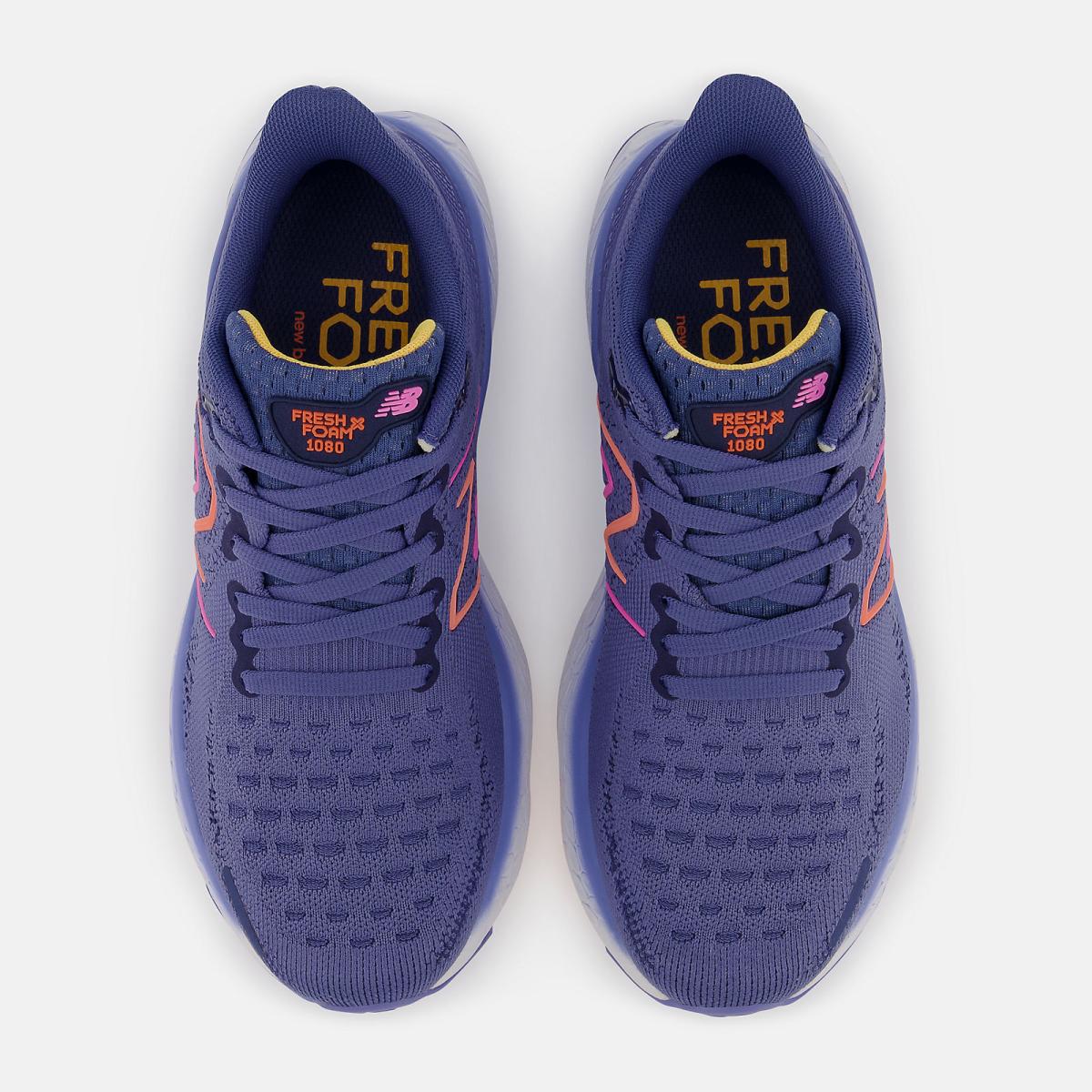 Running | Women New Balance Fresh Foam X 1080v12 Night Sky With Vibrant Orange And Vibrant Pink